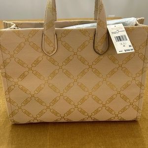NWT Michael Kors Women's Large Gigi Jacquard Logo tote bag